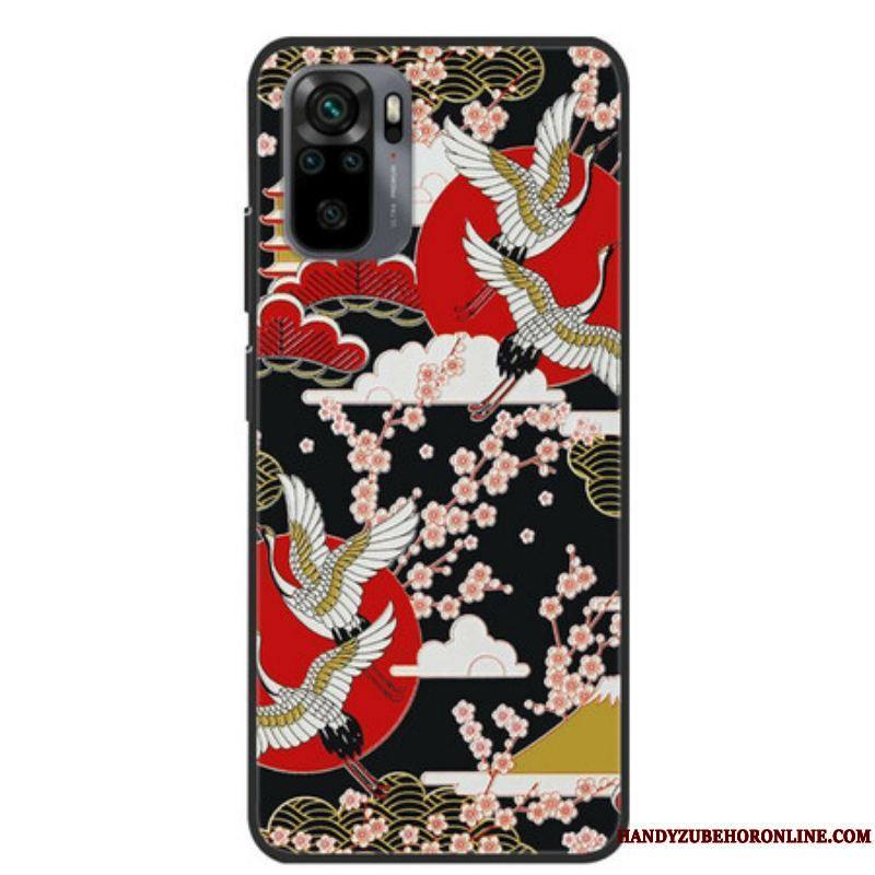 Coque Xiaomi Redmi Note 10/10S/Poco M5s Quatre Grues