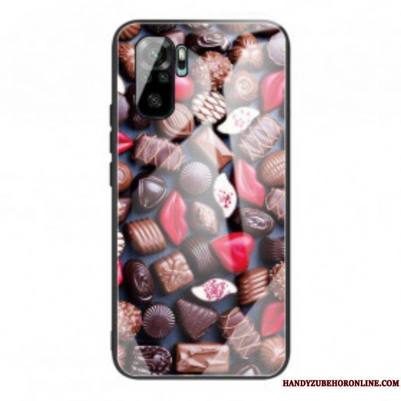 Coque Xiaomi Redmi Note 10/10S/Poco M5s Verre Trempé Chocolat