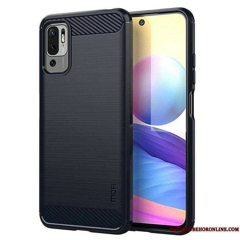 Coque Xiaomi Redmi Note 10 5G / Poco M3 Pro 5G Fibre Carbone Brossée MOFI