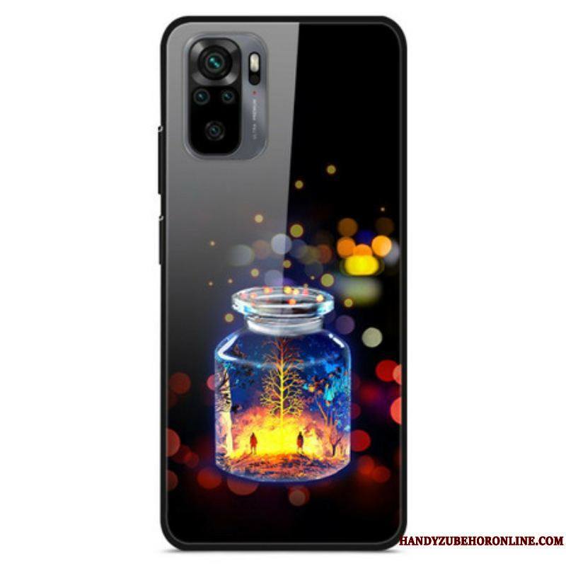 Coque Xiaomi Redmi Note 10 / Note 10s Verre Trempé Bouteille de Souhaits