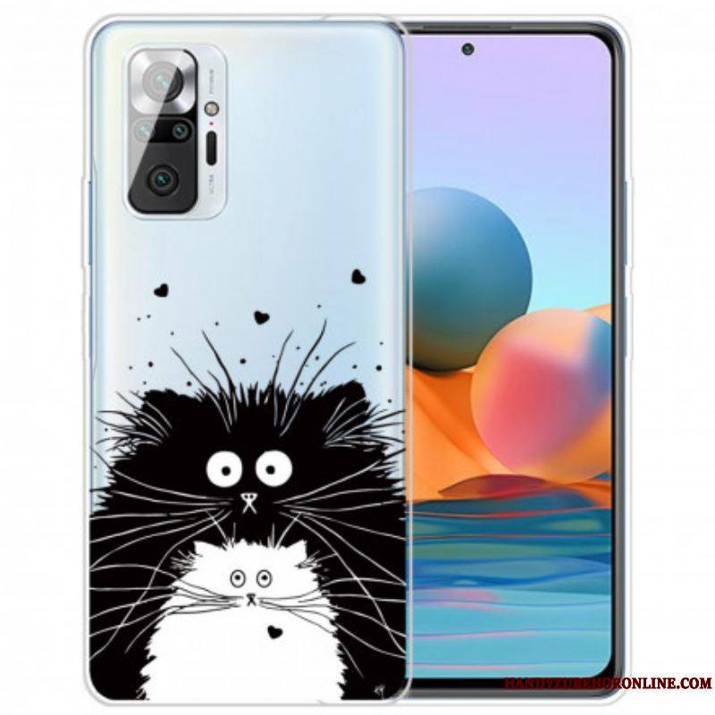 Coque Xiaomi Redmi Note 10 Pro Regarde les Chats