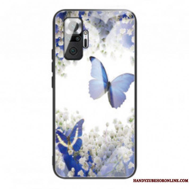 Coque Xiaomi Redmi Note 10 Pro Verre Trempé Papillons Design