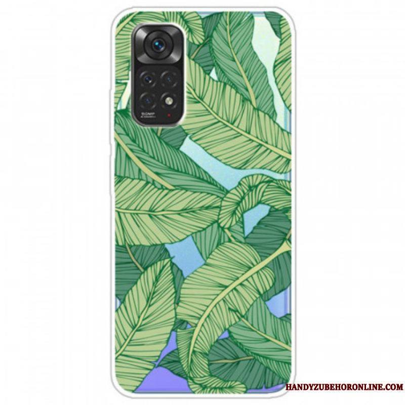 Coque Xiaomi Redmi Note 11 / 11s Feuilles Graphiques