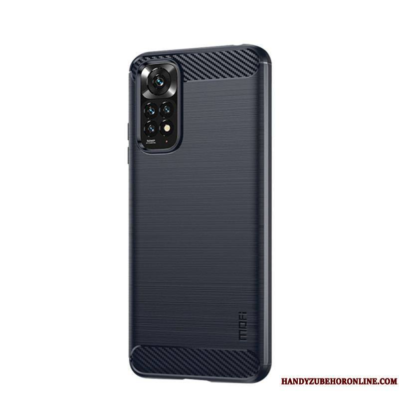 Coque Xiaomi Redmi Note 11 / 11s Fibre Carbone Brossée MOFI