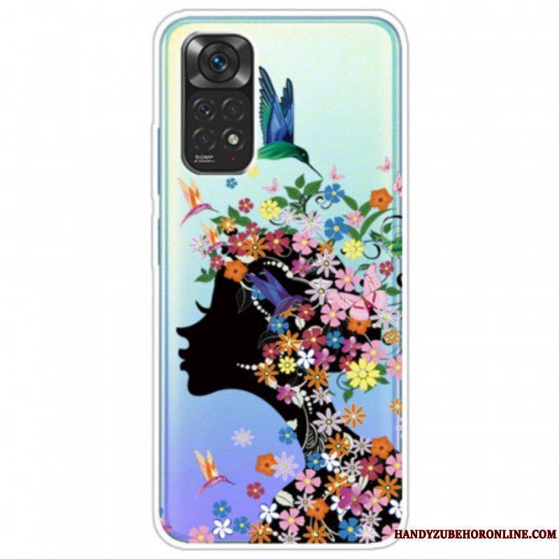 Coque Xiaomi Redmi Note 11 / 11s Jolie Tête Fleurie