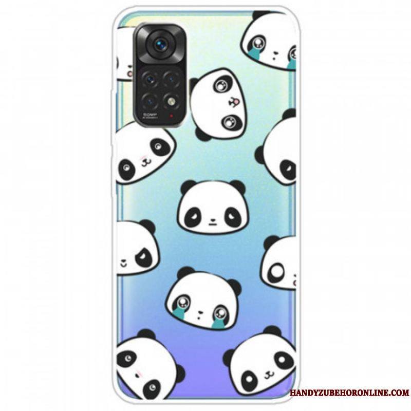 Coque Xiaomi Redmi Note 11 / 11s Pandas Sentimentaux