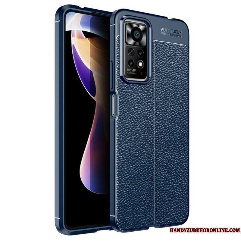 Coque Xiaomi Redmi Note 11 Pro / Note 11 Pro 5G Effet Cuir Litchi Double Line