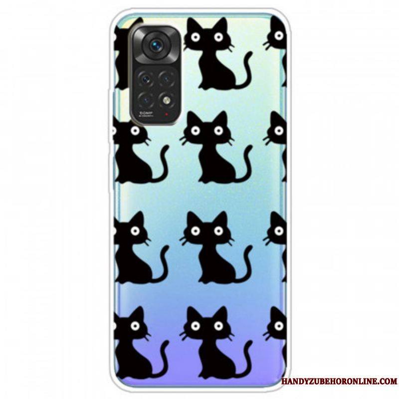 Coque Xiaomi Redmi Note 11 Pro /  Note 11 Pro 5G Multiples Chats Noirs