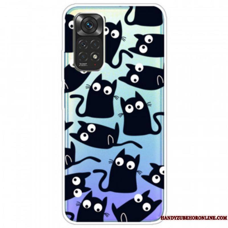 Coque Xiaomi Redmi Note 11 Pro / Note 11 Pro 5G Multiples Chats Noirs