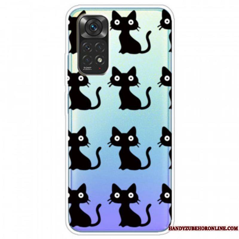 Coque Xiaomi Redmi Note 11 Pro / Note 11 Pro 5G Multiples Chats Noirs