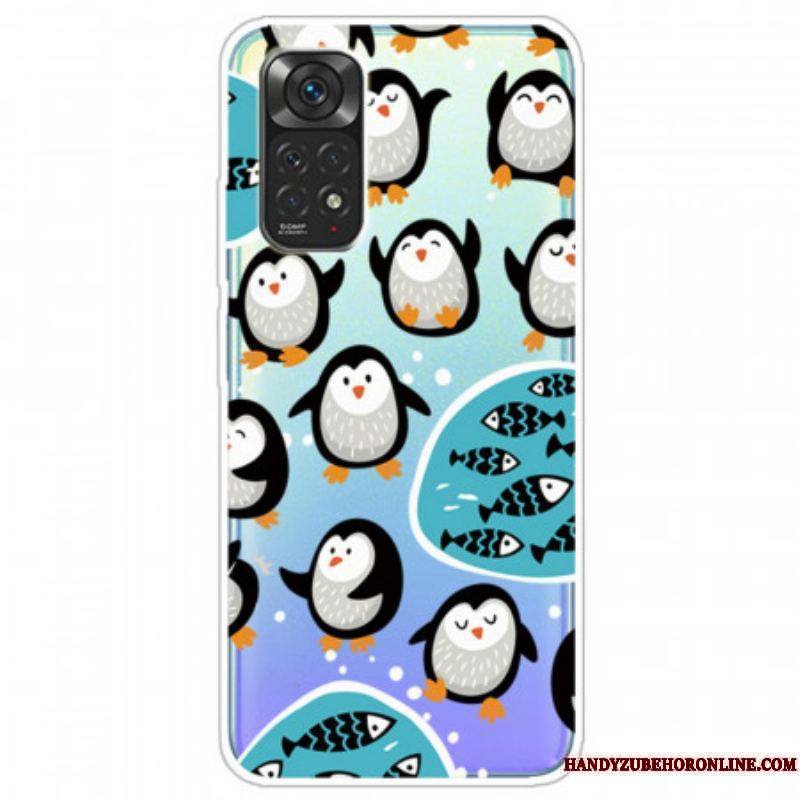 Coque Xiaomi Redmi Note 11 Pro / Note 11 Pro 5G Pingouins et Poissons