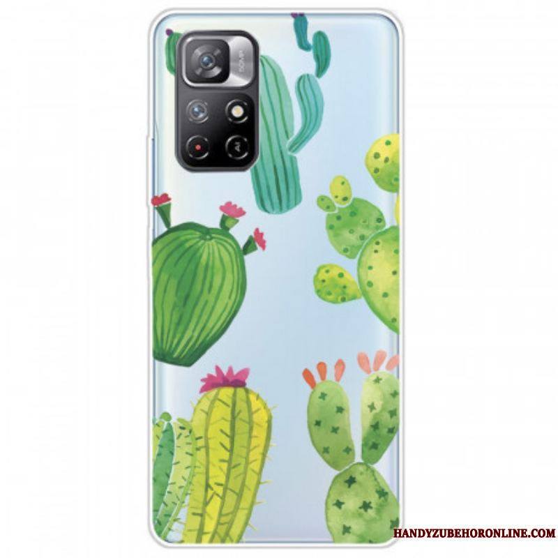 Coque Xiaomi Redmi Note 11 Pro Plus 5G Cactus Aquarelle