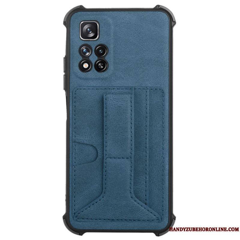 Coque Xiaomi Redmi Note 11 Pro Plus 5G Cuir Support et Porte-Cartes