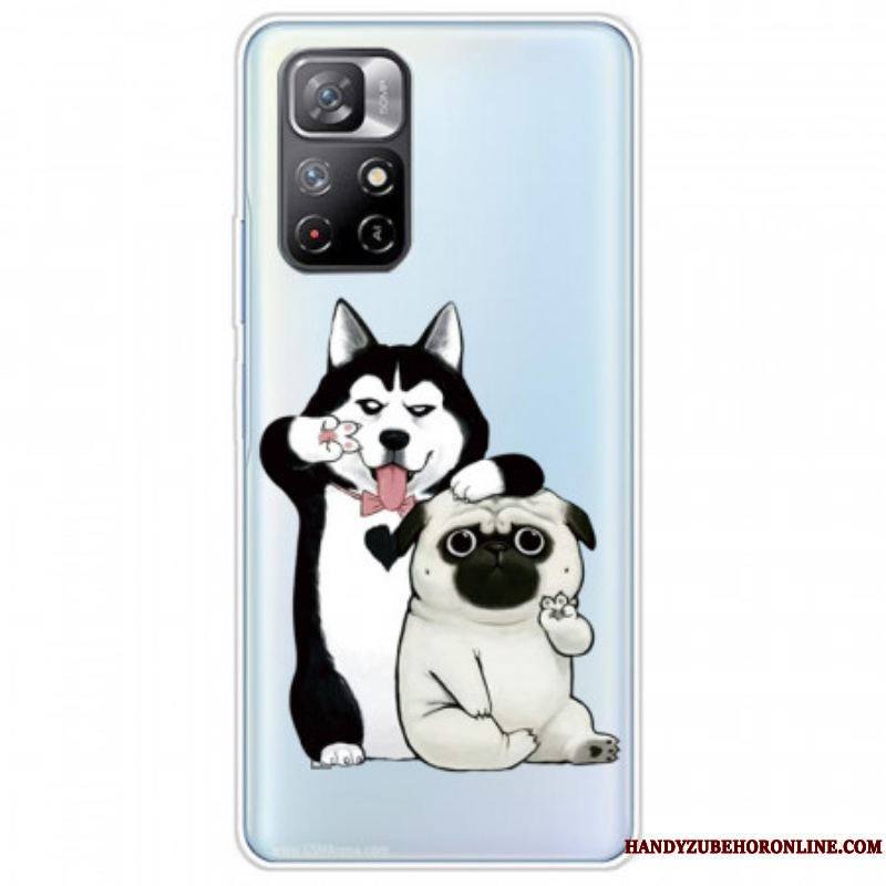 Coque Xiaomi Redmi Note 11 Pro Plus 5G Drôles de Chiens