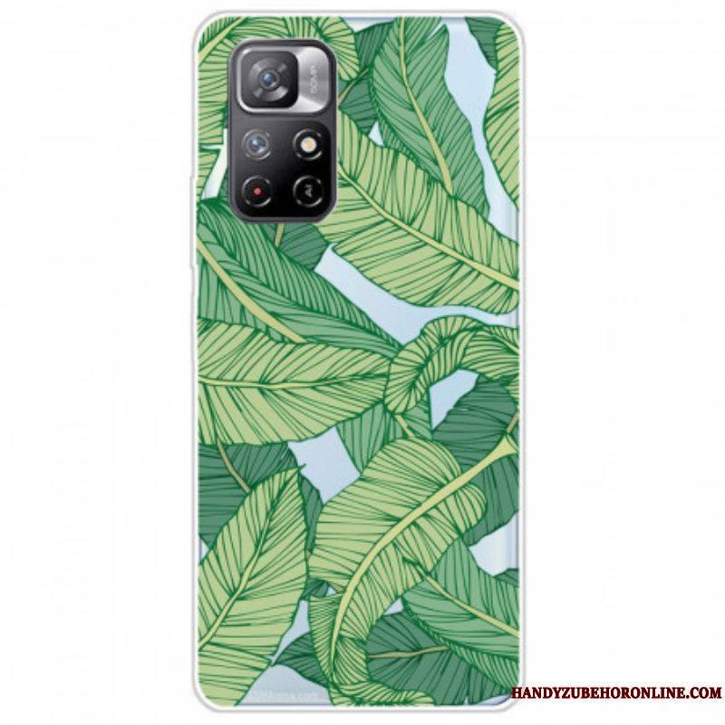 Coque Xiaomi Redmi Note 11 Pro Plus 5G Feuilles Graphiques