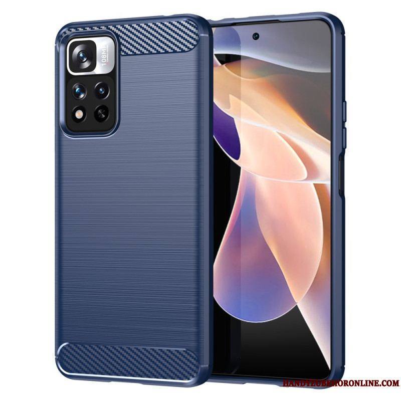 Coque Xiaomi Redmi Note 11 Pro Plus 5G Fibre Carbone Brossée