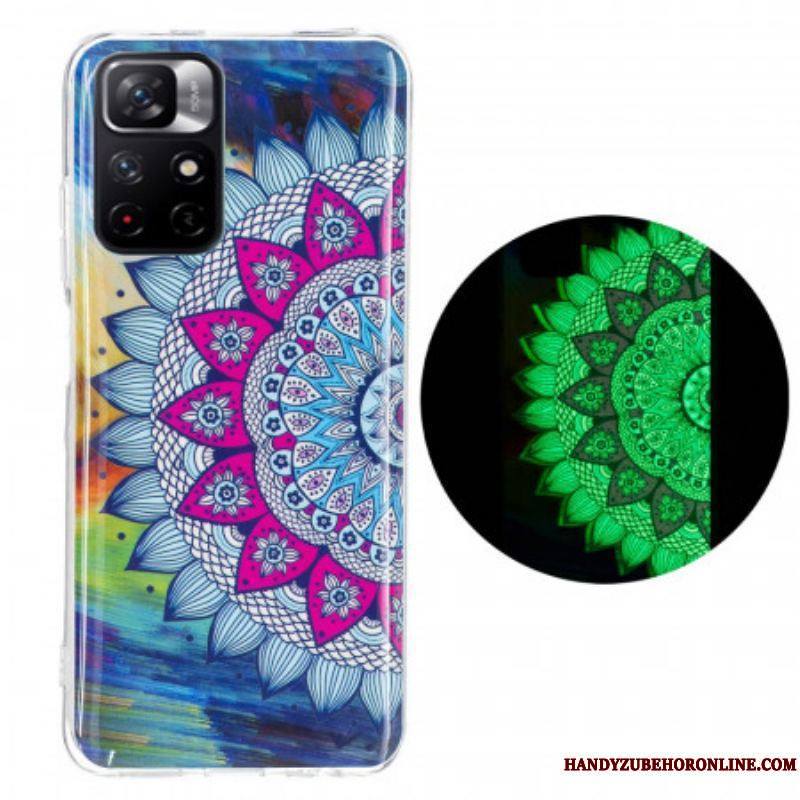 Coque Xiaomi Redmi Note 11 Pro Plus 5G Mandala Coloré Fluorescente