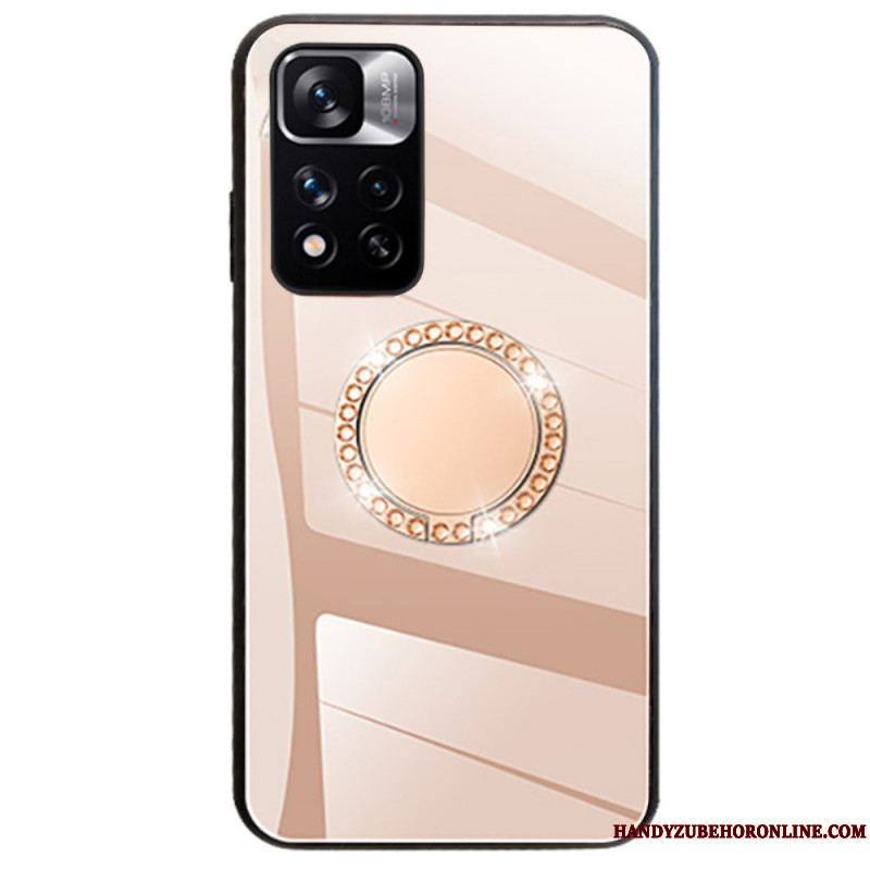 Coque Xiaomi Redmi Note 11 Pro Plus 5G Miroir avec Anneau Rotatif