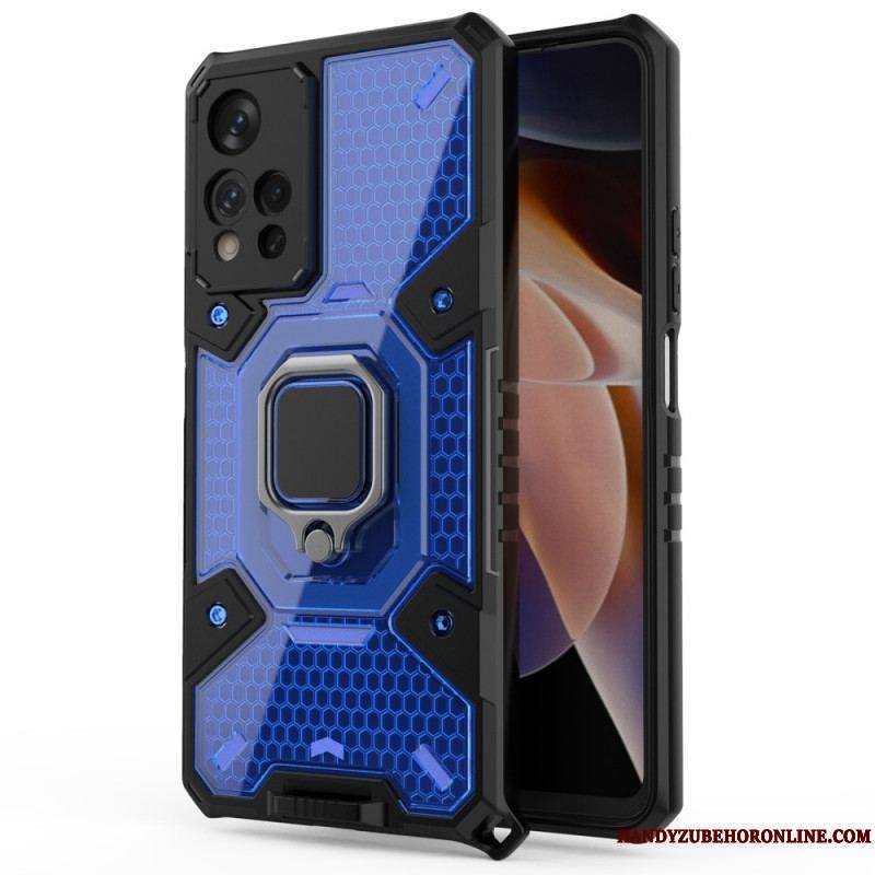 Coque Xiaomi Redmi Note 11 Pro Plus 5G Nid d'Abeille avec Anneau