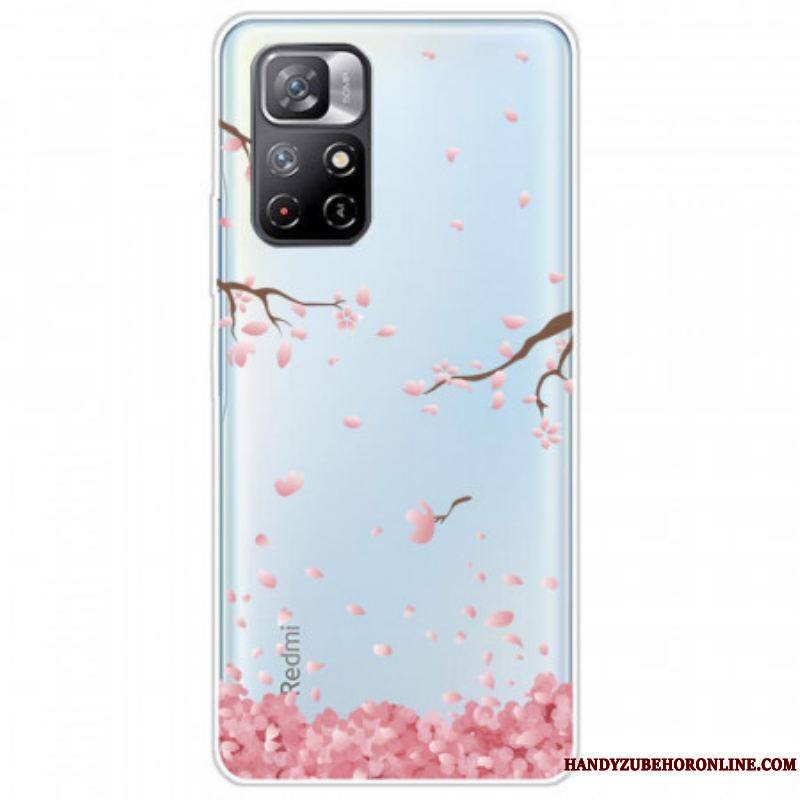 Coque Xiaomi Redmi Note 11 Pro Plus 5G Pluie de Fleurs