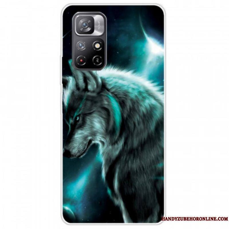 Coque Xiaomi Redmi Note 11 Pro Plus 5G Silicone Loup