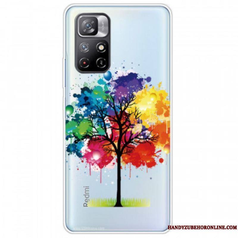 Coque Xiaomi Redmi Note 11 Pro Plus 5G Transparente Arbre Aquarelle