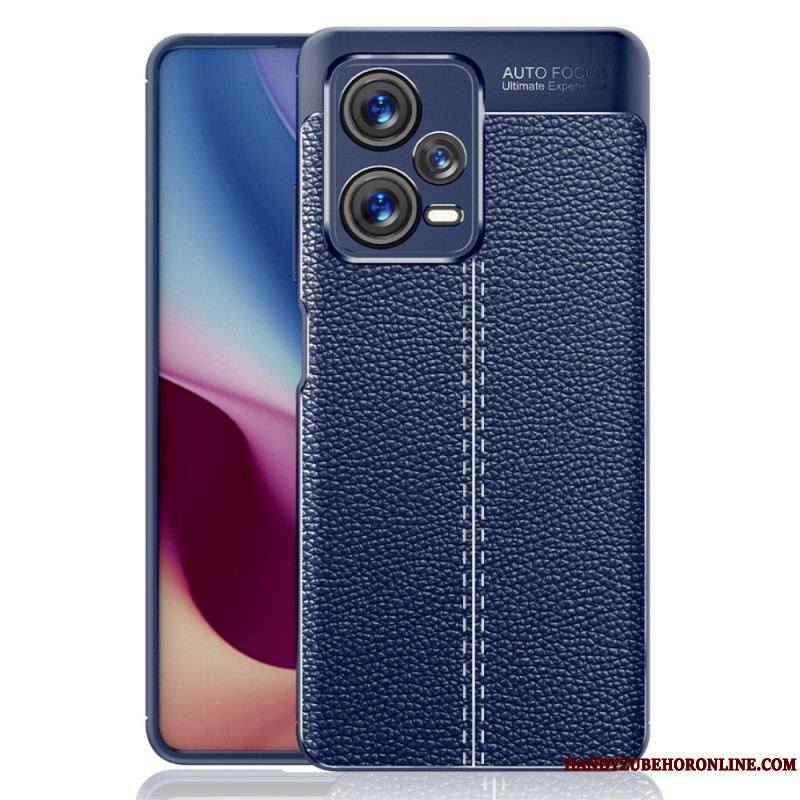 Coque Xiaomi Redmi Note 12 Pro Plus Effet Cuir Litchi Double Line