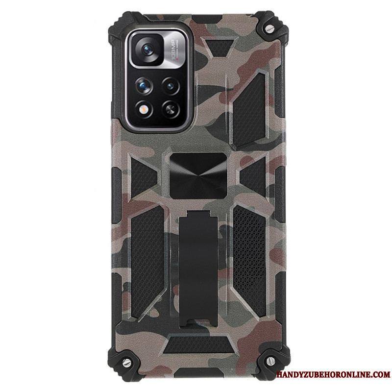 Coque Xioami Redmi Note 11 Pro Plus 5G Camouflage Support Amovible