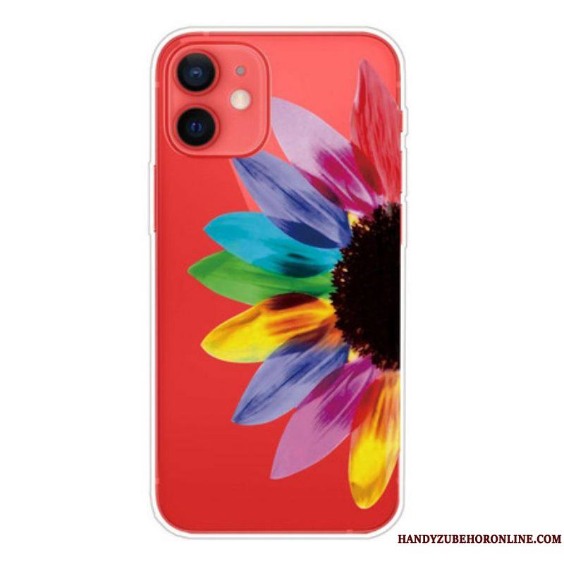 Coque iPhone 13 Mini Fleur Colorée
