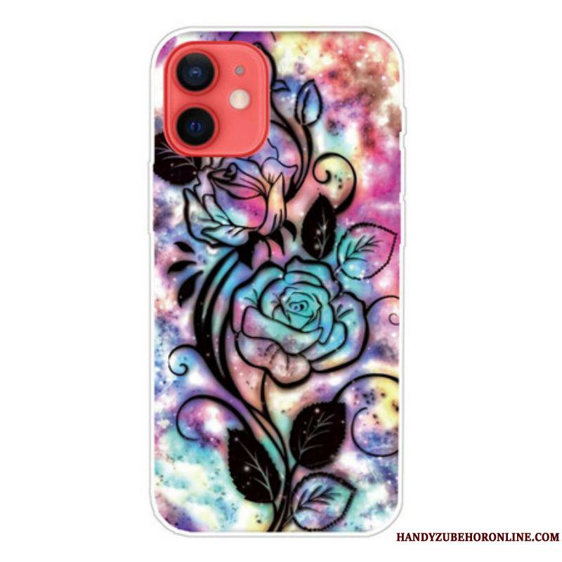 Coque iPhone 13 Mini Fleur Graphique