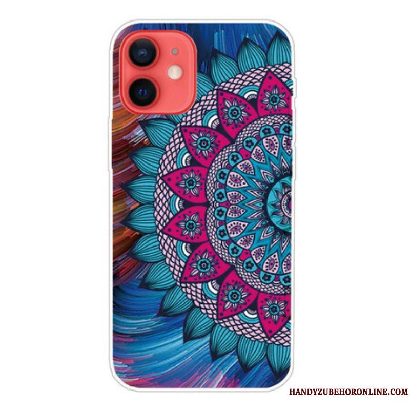 Coque iPhone 13 Mini Mandala Coloré