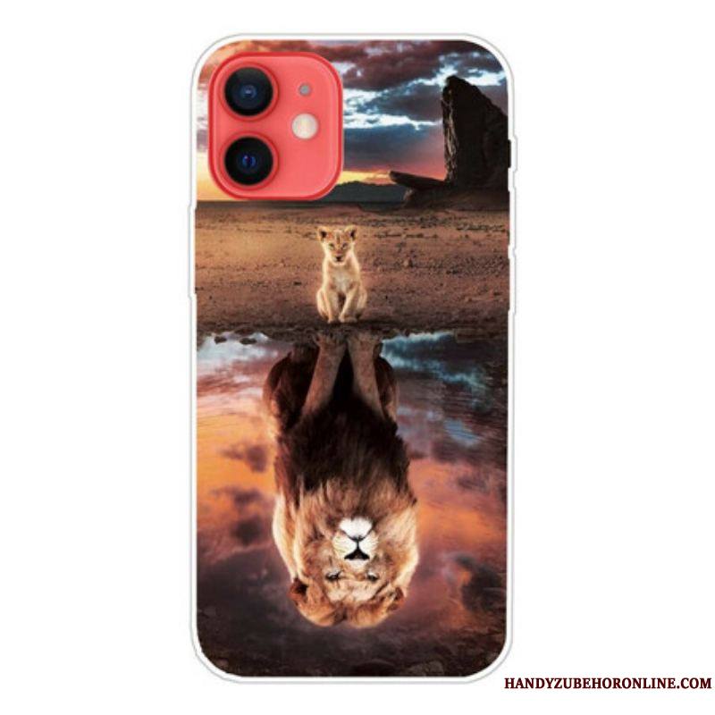 Coque iPhone 13 Mini Rêve de Lionceau