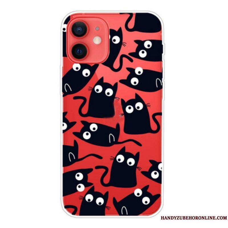 Coque iPhone 13 Mini Souris Noires