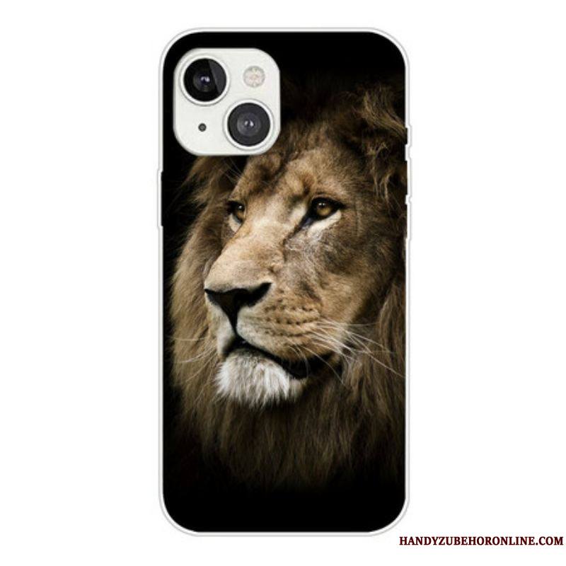 Coque iPhone 13 Mini Tête de Lion