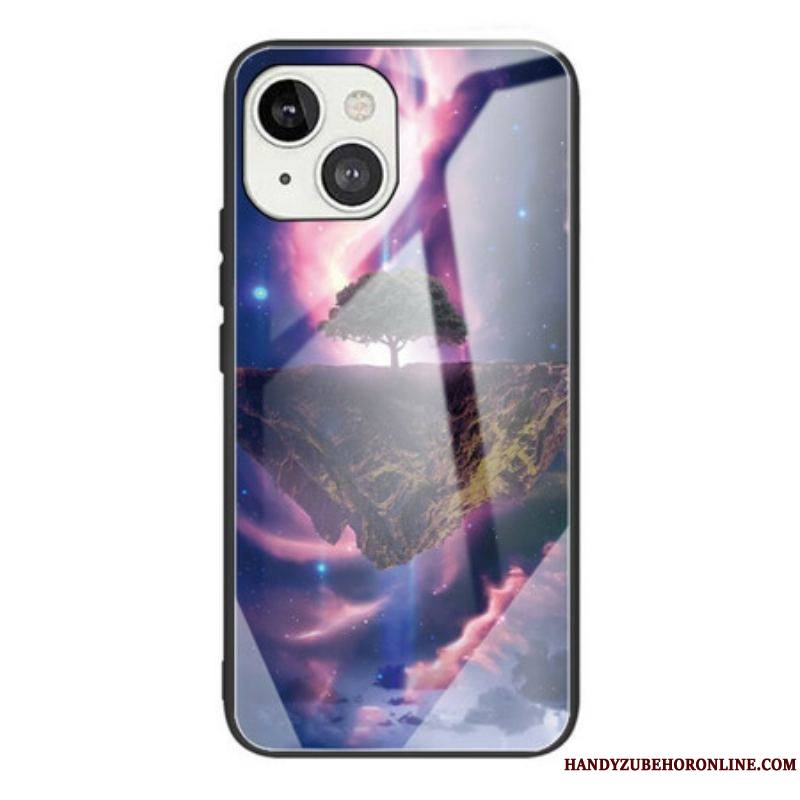 Coque iPhone 13 Mini Verre Trempé Arbre du Monde