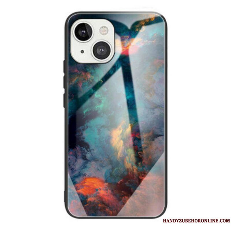 Coque iPhone 13 Mini Verre Trempé Ciel