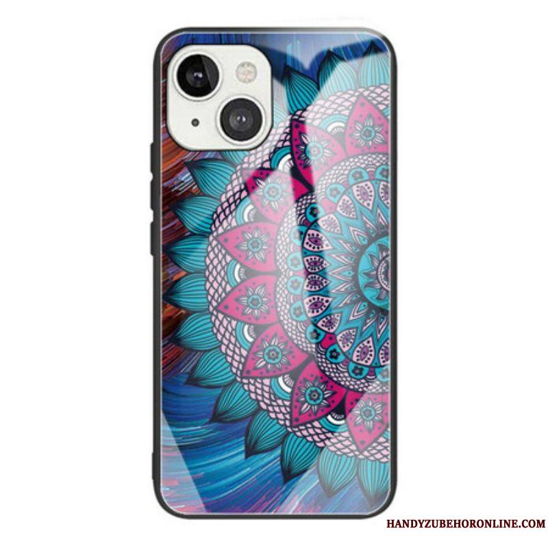 Coque iPhone 13 Mini Verre Trempé Mandala