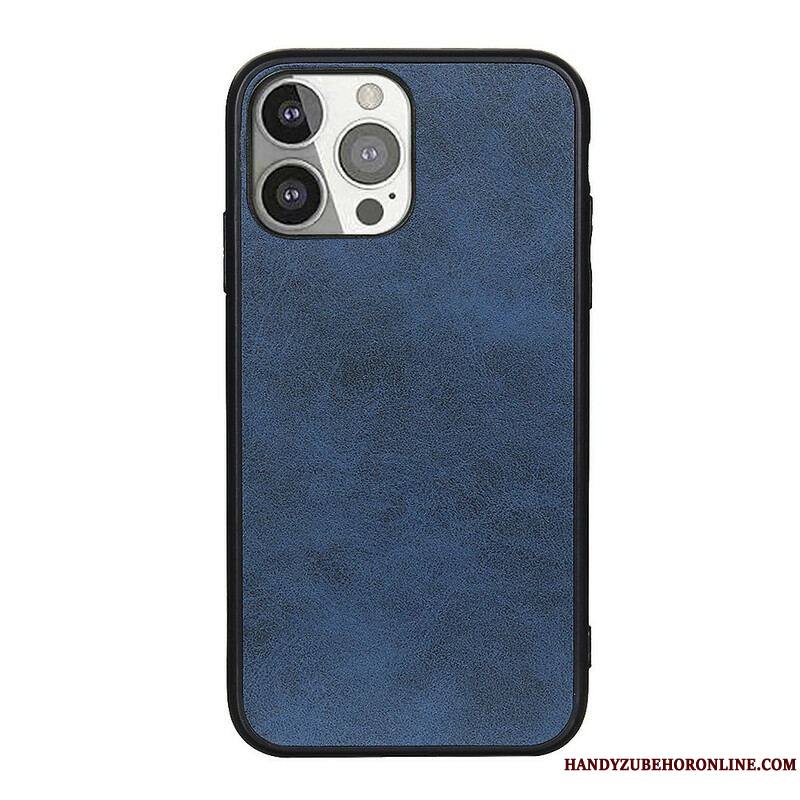 Coque iPhone 13 Pro Effet Cuir Look Raffiné