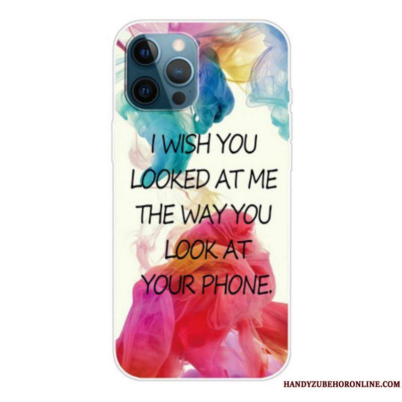 Coque iPhone 13 Pro I Wish You Looked At Me