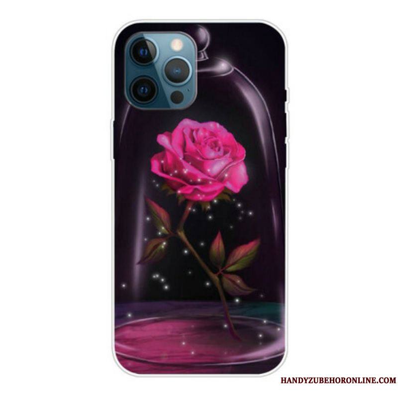 Coque iPhone 13 Pro Max Rose Magique