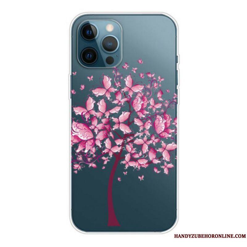 Coque iPhone 13 Pro Max Top Arbre Rose