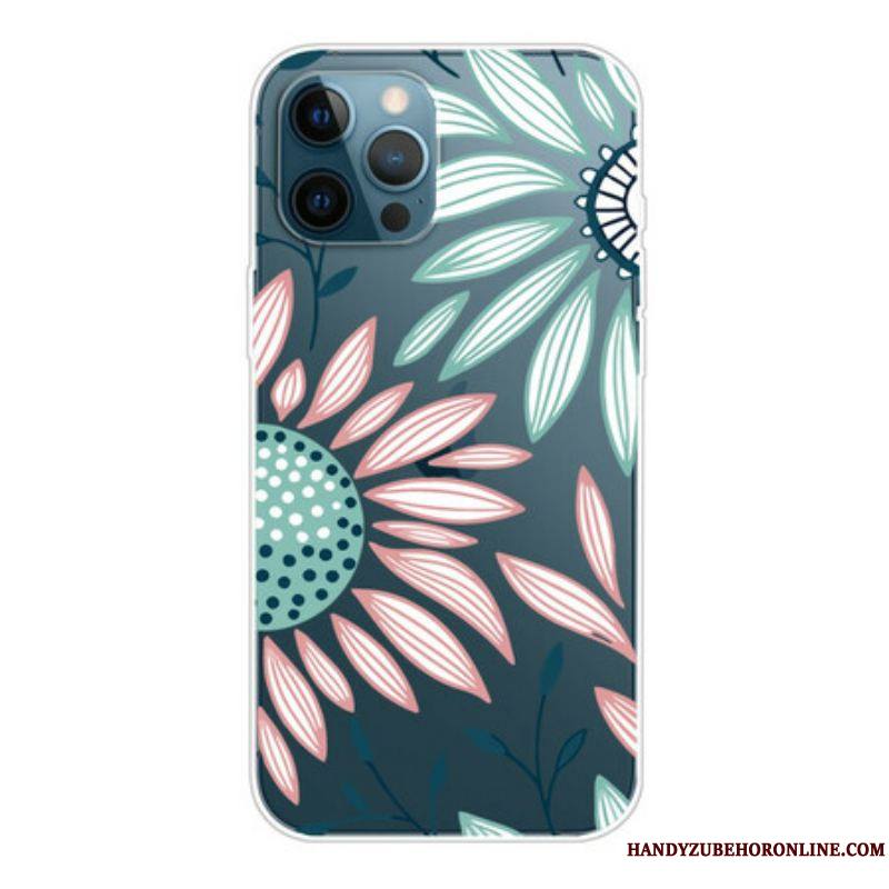 Coque iPhone 13 Pro Max Transparente Une Fleur