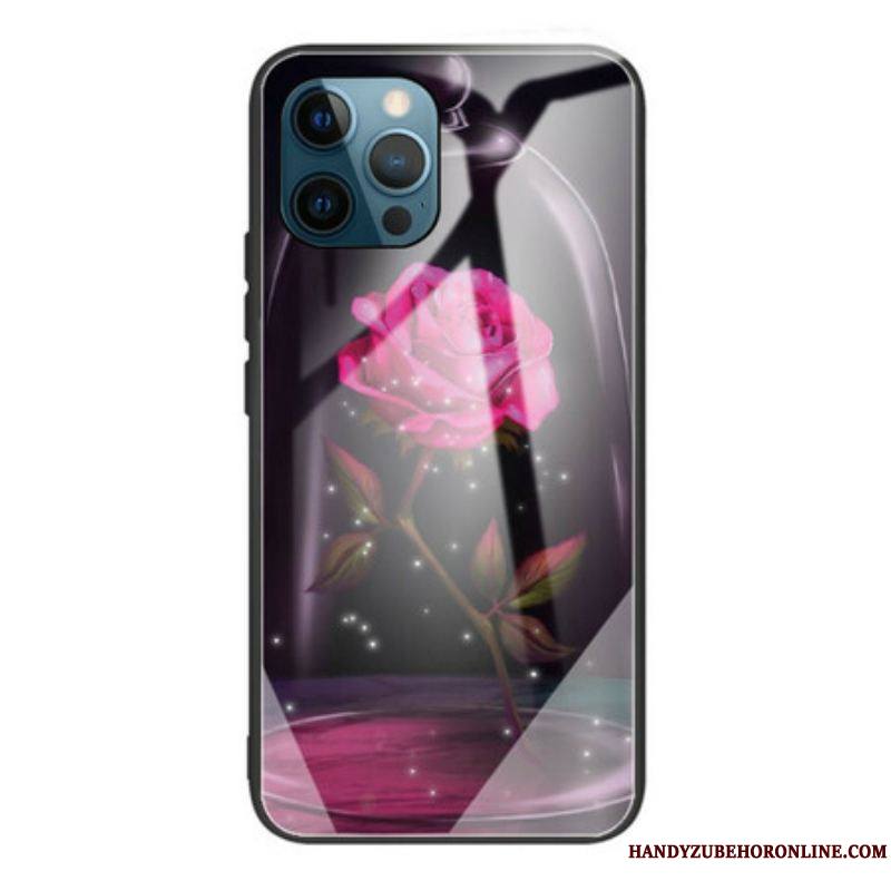 Coque iPhone 13 Pro Max Verre Trempé Rose Magique