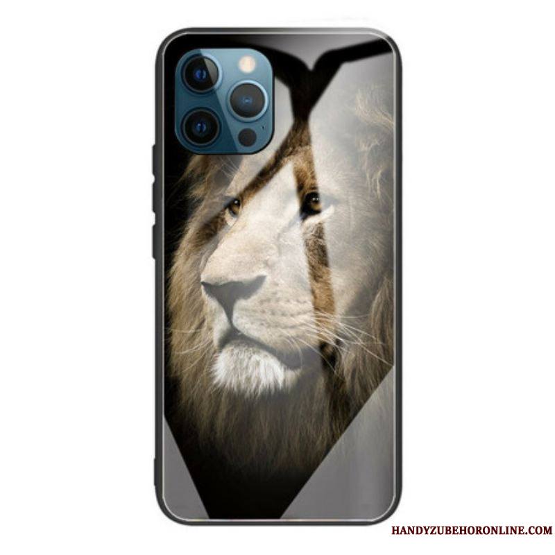 Coque iPhone 13 Pro Max Verre Trempé Tête de Lion