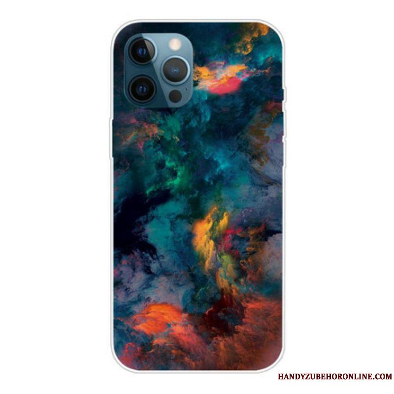 Coque iPhone 13 Pro Nuages Colorés