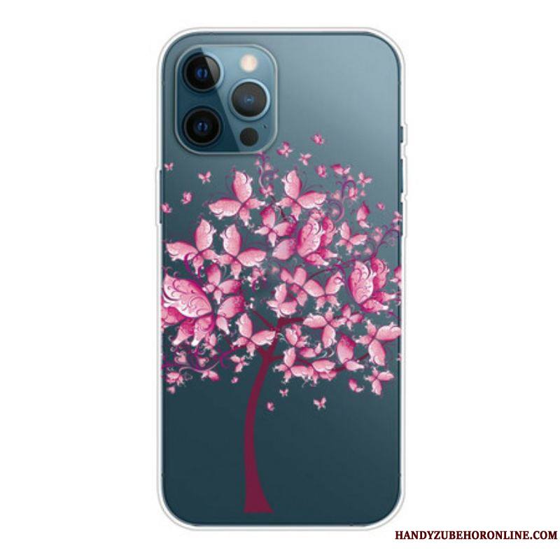 Coque iPhone 13 Pro Top Arbre Rose