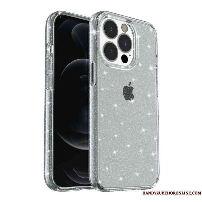 Coque iPhone 13 Pro Transparente Paillettes