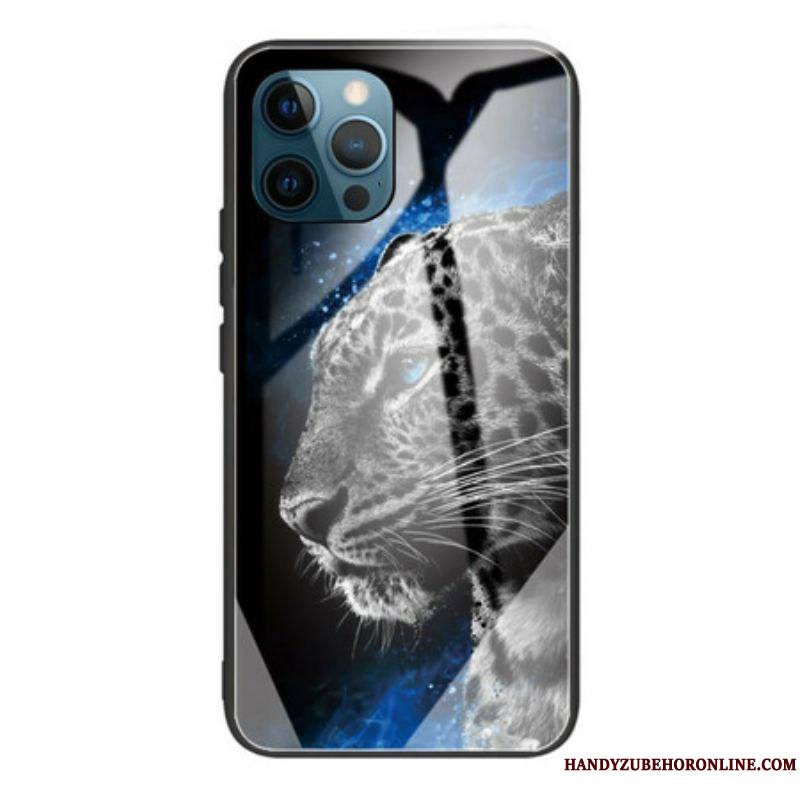 Coque iPhone 13 Pro Verre Trempé Face de Félin