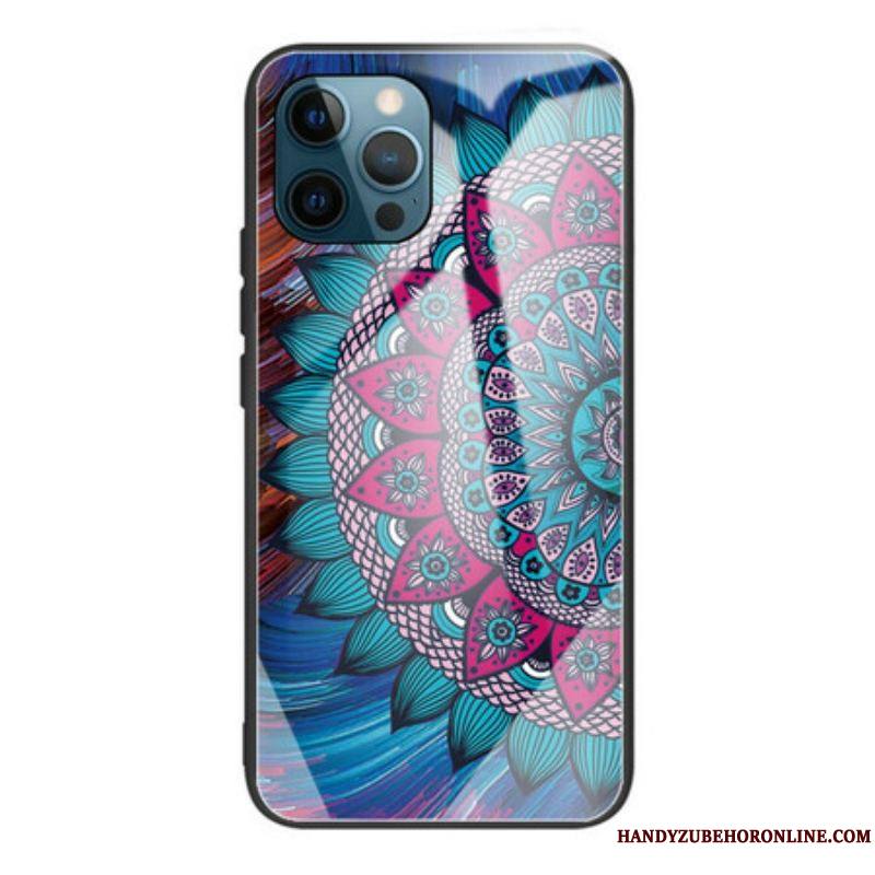 Coque iPhone 13 Pro Verre Trempé Mandala