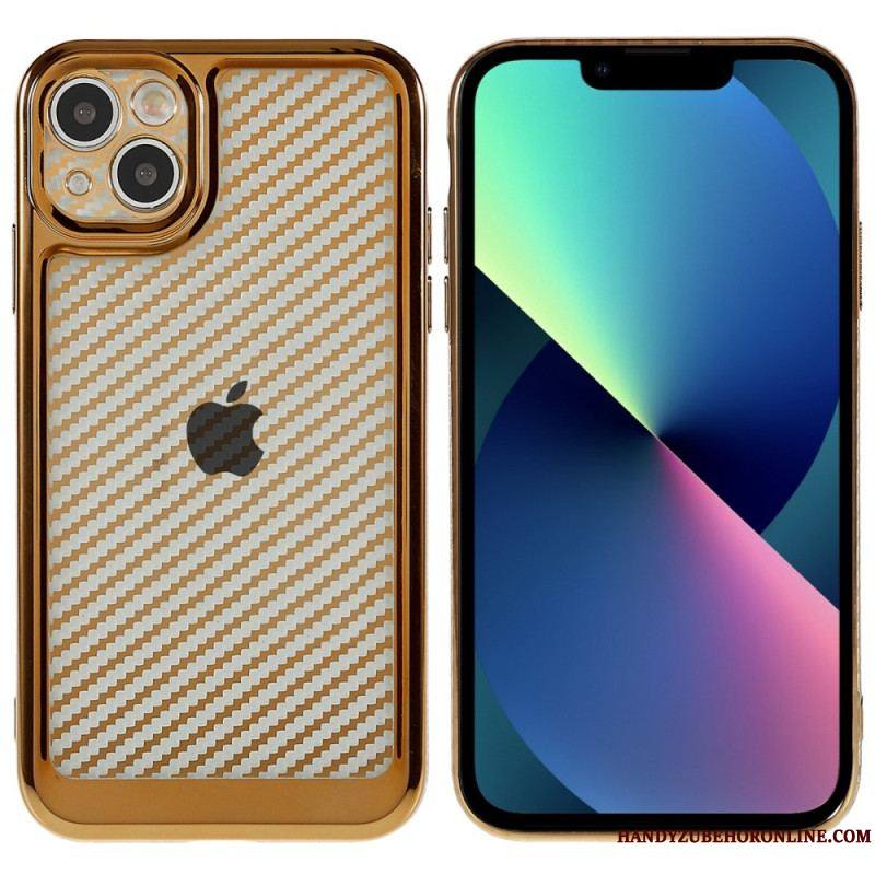 Coque iPhone 14 Fibre Carbone Stylée